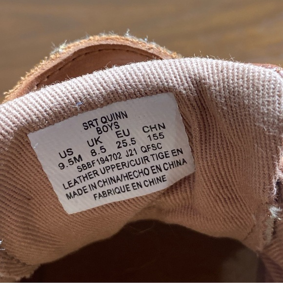 Stride Rite SRT Quinn Hazel Boy Boots Sz 9.5M Brown Kids Shoe genuine leather - Picture 8 of 15